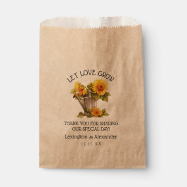 Papel Bolsa Para Semillas De Girasol Boda Favor Invitado