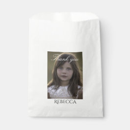 Papel Bolsa personalizada de favor de foto para cumpleañ