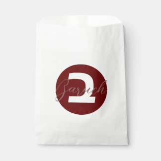 Papel Bolsa personalizada de favor de partido Upsherin