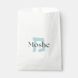 Papel Bolsa Personalizada de Upsherin - Aleph Beis