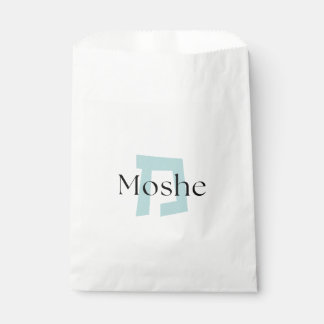 Papel Bolsa Personalizada de Upsherin - Aleph Beis