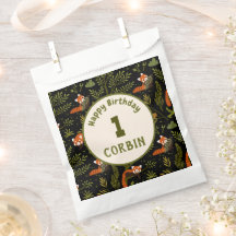 Bolsa personalizada de zoo de animales Panda Rojo 
