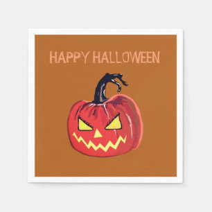 Papel Calabaza de encargo de la servilleta del cóctel