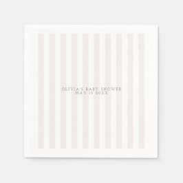 Papel Camión de golf rosa para bebé ducha servilleta