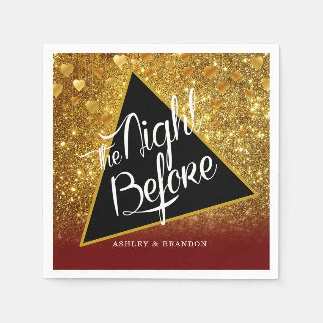 Papel Cena de Ensayo Servilleta Elegante (Anverso)