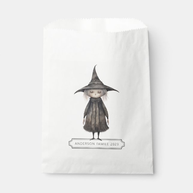 Papel Chica Bolsa de Favor de Brujas (Anverso)