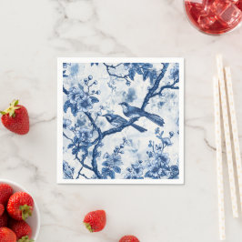 Papel Chinoiserie Delight: Aves entre la servilleta de h