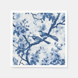 Papel Chinoiserie Delight: Aves entre la servilleta de h