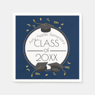 Papel clase de la servilleta de la graduación de 2020,