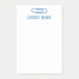 PAPEL CLIP PERSONALIZADO Notas posteriores al mism