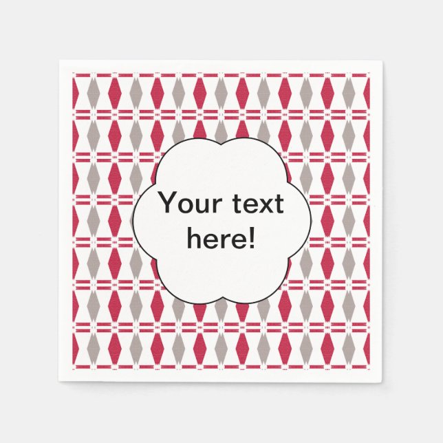 Papel Clipart abstracto de servilleta (Anverso)