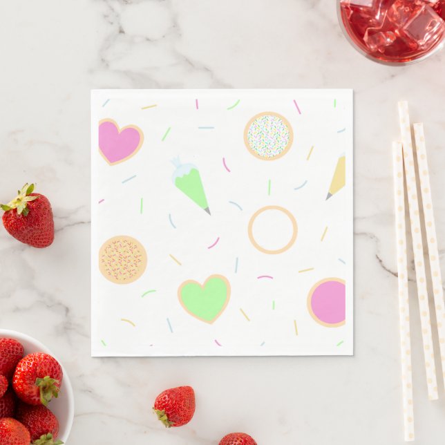 Papel Colección de la servilleta de almuerzo de cumpleañ (In situ)