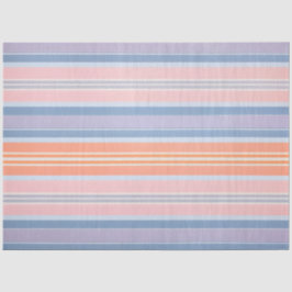 Papel colorido a rayas de tejido artístico