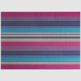 Papel colorido a rayas de tejido artístico