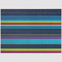 Papel colorido a rayas de tejido artístico