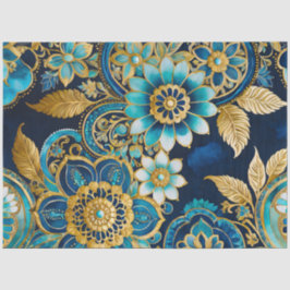 Papel colorido bizantino en el tejido artístico