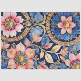 Papel colorido bizantino en el tejido artístico