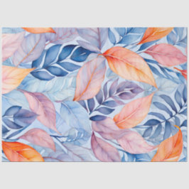 Papel colorido de arte botánico