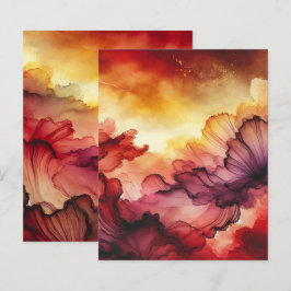 Papel colorido de la hoja de papel de la tinta del