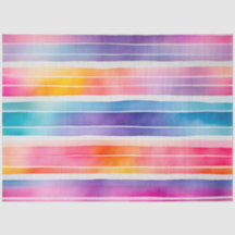 Papel colorido de las bandas de color de agua