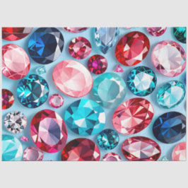 Papel colorido del tejido artístico de las joyas