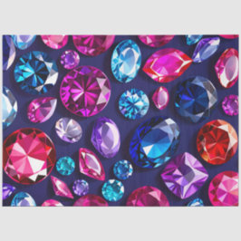 Papel colorido del tejido artístico de las joyas