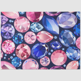 Papel colorido del tejido artístico de las joyas