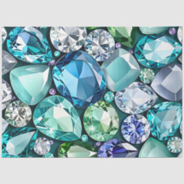 Papel colorido del tejido artístico de las joyas