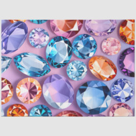 Papel colorido del tejido artístico de las joyas