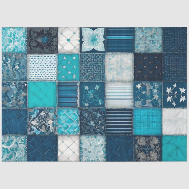 Papel colorido del tejido artístico Quilt (Anverso)