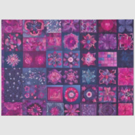 Papel colorido del tejido artístico Quilt