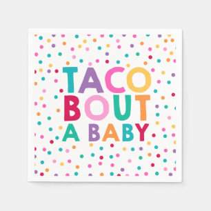 Papel Combate del Taco de la servilleta de Baby Shower