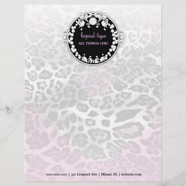 papel con membrete 311-Leopard-Tique (Anverso)