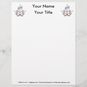Papel con membrete 8,5" x 11"