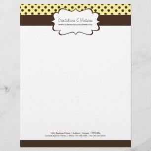 Papel con membrete bonito del boutique