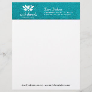 Papel con membrete con clase con Lotus
