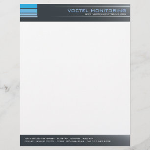 Papel con membrete corporativo moderno