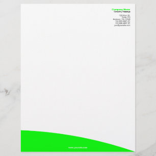 Papel con membrete de la colina del balanceo de la