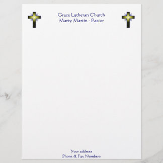 Papel con membrete de la iglesia o del pastor