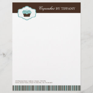 Papel con membrete de la panadería