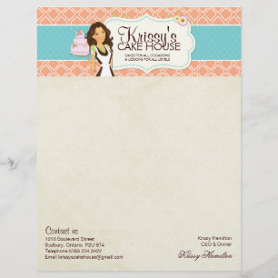 Papel con membrete de la panadería