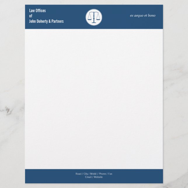Papel con membrete de las ASESORÍAS JURÍDICAS (Anverso)