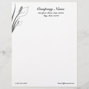 Papel con membrete de las calas