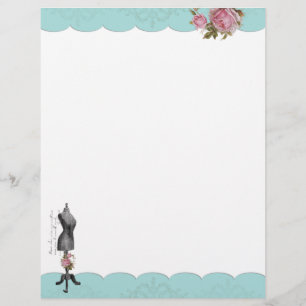Papel con membrete de maniquí