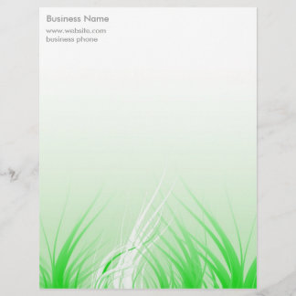 Papel con membrete del diseño floral