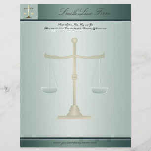 Papel con membrete del negocio del abogado