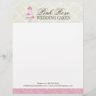 Papel con membrete elegante de la panadería