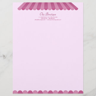 Papel con membrete elegante del boutique