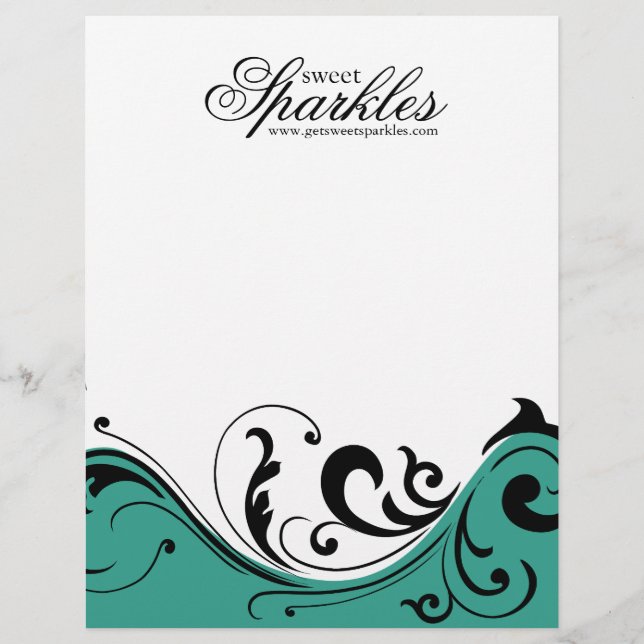 Papel con membrete elegante y intrépido (Anverso)