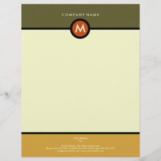Papel con membrete moderno del negocio del